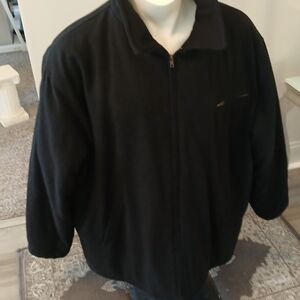 TRUST BRAND BIG N TALL Men's Black Jacket SIZE 4XL HEAVY WEIGHT